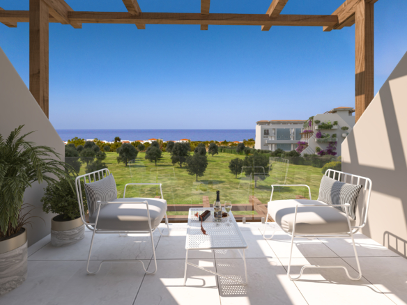 1 bedroom apartment with sea view