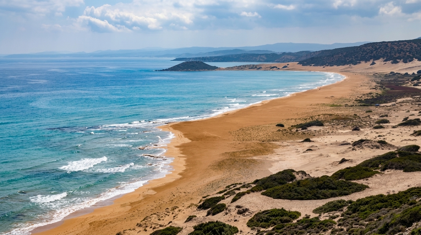 Golden Beach on the Karpaz Peninsula