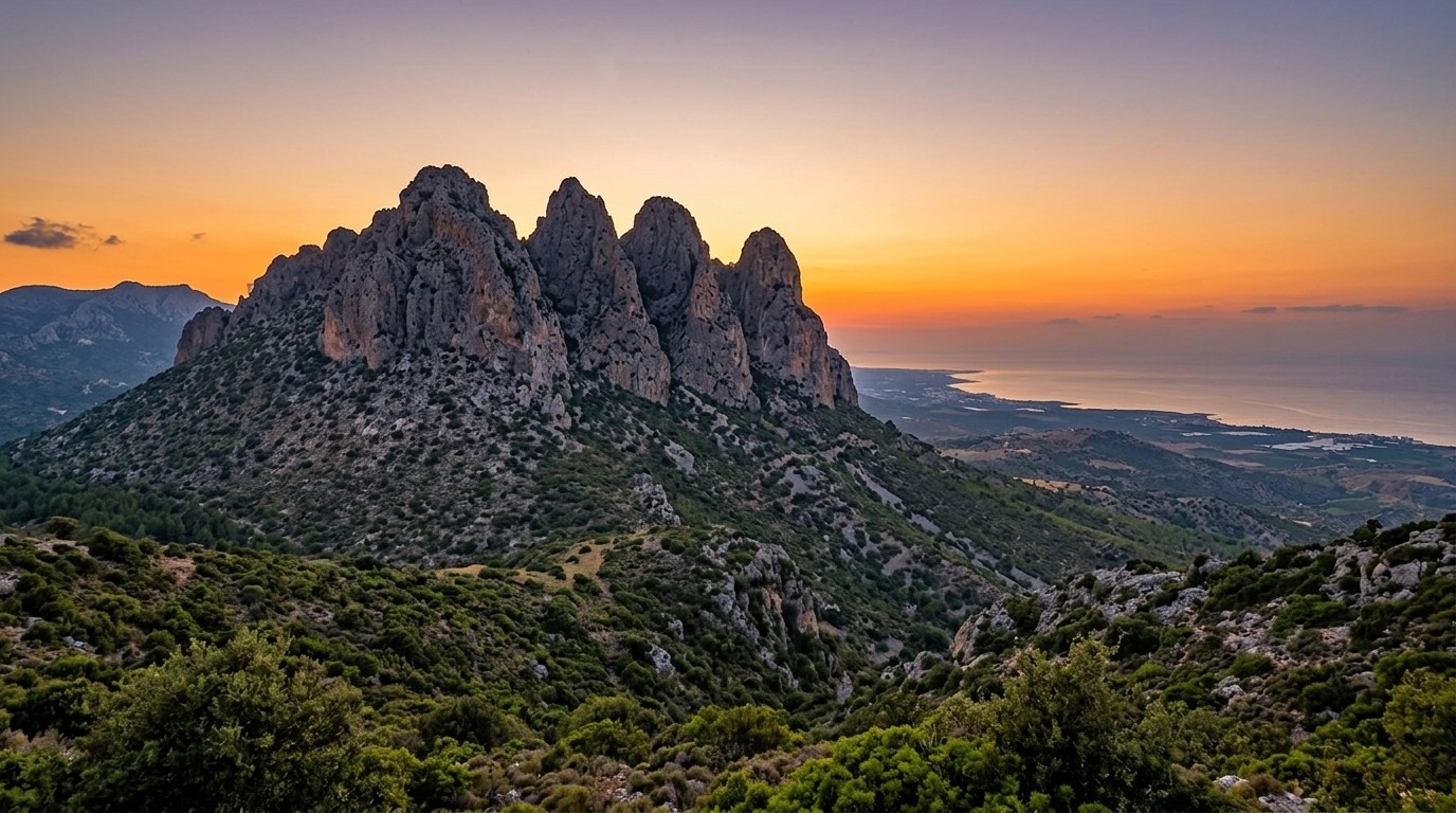 Five Finger (Besparmak) Mountains, North Cyprus