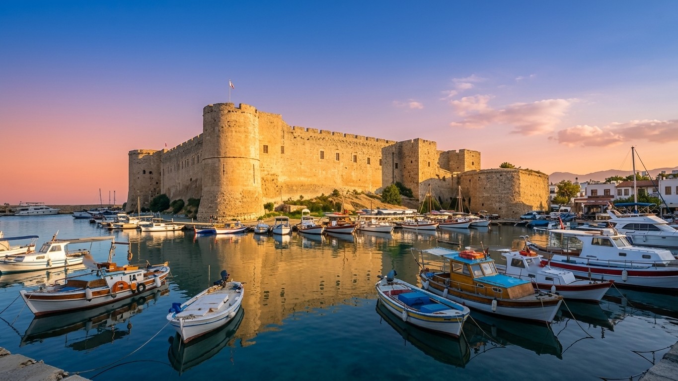 Kyrenia Castle and harbour, North Cyprus
