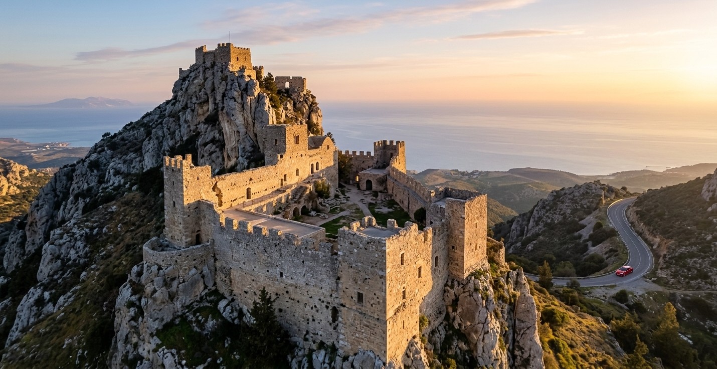 St Hilarion Castle above Kyrenia